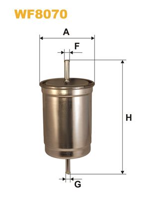 WIX FILTERS Топливный фильтр WF8070